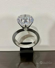 Decorazione da tavolo a forma di anello 21 cm