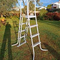 Scaletta per piscine  alte 132 cm (sponda piscina)