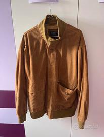 Giubotto uomo in pelle scamosciata