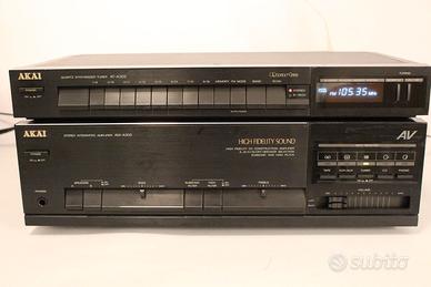 Amplificatore AKAI AM-A305 e tuner AT-A305
