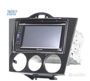 CORNICE NERA LUCIDA RADIO 2-DIN PER MAZDA RX-8 03-