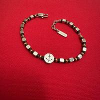 Bracciale uomo 2Jewels acciaio e perline – nuovo