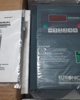 QUADRO  INVERTER PER MOTORI ELETTRICI  NUOVO