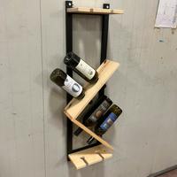 Portabottiglie da parete multifunzionale