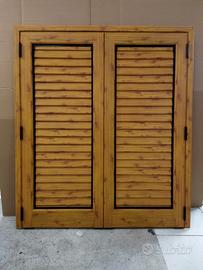 Persiane in alluminio lamelle orientabili o fisse