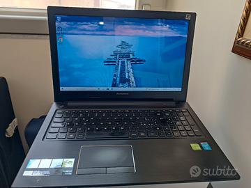 Pc portatile lenovo  15.6" I7  SSD 500GB RAM 12