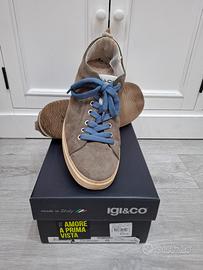Sneakers Uomo 45 Igi&Co verde militare pelle