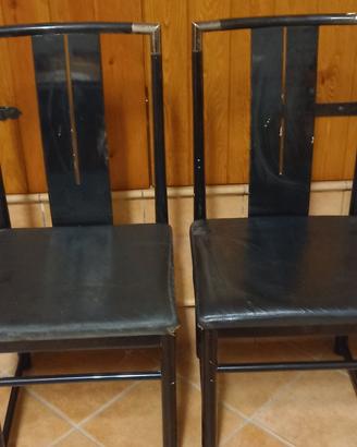 Set 4 sedie Design Vibtage - Stile Postmoderno 
