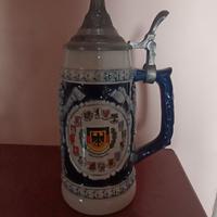 boccale di birra vintage tedesco,da collezione 