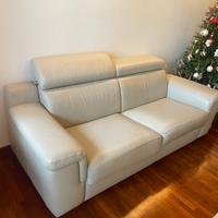 Divano letto Poltronesofà in pelle