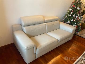 Divano letto Poltronesofà in pelle