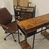 SCRIVANIA CON POLTRONA VINTAGE