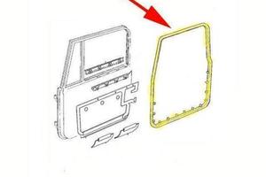 Guarnizione porta JEEP Wrangler CJ/YJ