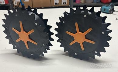 ruote dentate a quattro corone per Landroid Worx