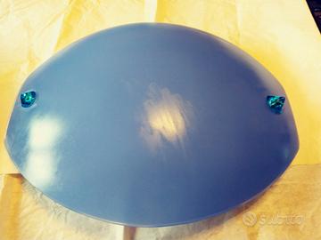 Plafoniera/lampada azzurra vintage