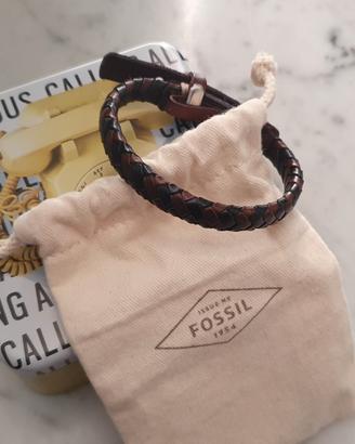 bracciale braccialetto uomo fossil