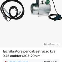 Vibratore per calcestruzzo rurmec
