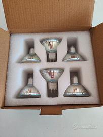 Set 6 lampadine LED GU5.3 da 5W luce bianca MR16