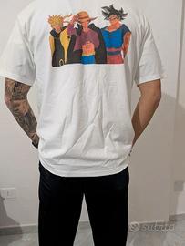 T-shirt Anime Naruto Luffy Goku UI