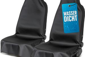 2 Coprisedili auto impermeabili neri