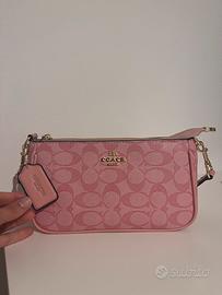 borsetta rosa Coach vintage