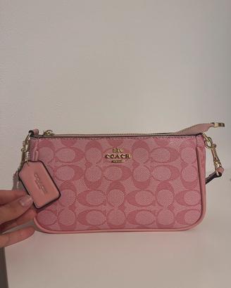 borsetta rosa Coach vintage