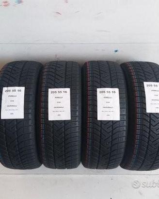 4 gomme 205 55 16 pirelli a988