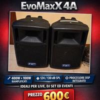 coppia Casse attive 500 watt