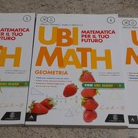 Libri "UBI MATH 1" aritmetica, geometria - usati