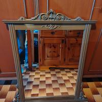 specchio in legno
