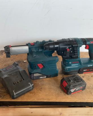 Bosch - tassellatore GBH 18V-22 con aspiratore