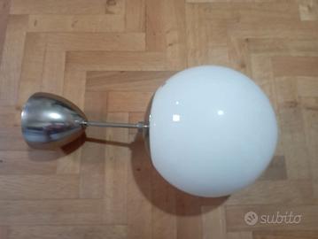 Lampadario sferico Ikea globo in vetro soffiato