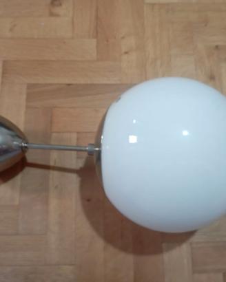 Lampadario sferico Ikea globo in vetro soffiato