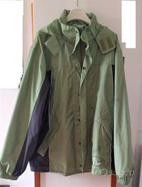 Giacca impermeabile cappuccio estraibile 11/12 ann