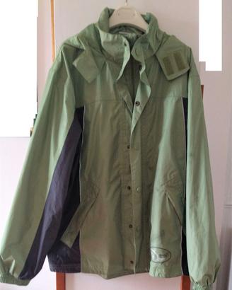 Giacca impermeabile cappuccio estraibile 11/12 ann