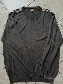 Maglione Burberry grigio Taglia XXL