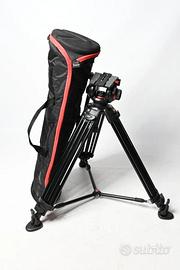 Manfrotto Treppiede Cavalletto 504HD 546BK Video