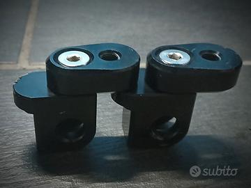 adattatori pedane ricambi pit bike 