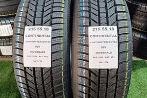 2 GOMME 215 55 18 CONTINENTAL INV RIF2778