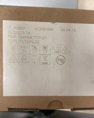Kit lampada per videoproiettore toshiba tdp-d1