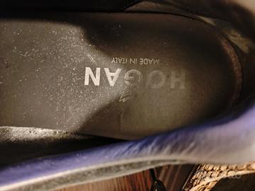 scarpe Hogan pitonate