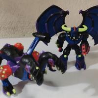 Lotto 2 Gormiti Obscurio & Cerberion 12 cm