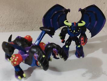 Lotto 2 Gormiti Obscurio & Cerberion 12 cm