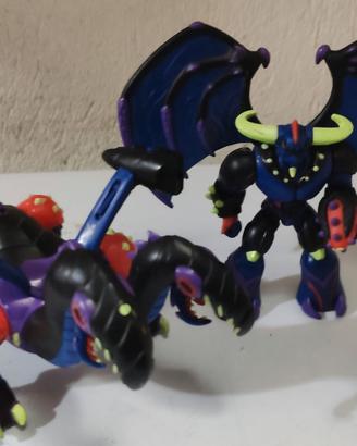 Lotto 2 Gormiti Obscurio & Cerberion 12 cm