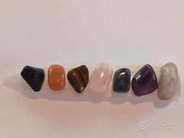 Set Cristalli 7 Chakra con Selenite per ricaricare