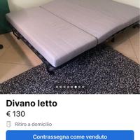 Divano 2 posti