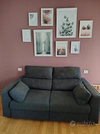Divano IKEA ESKILSTUNA 2 posti – grigio antracite