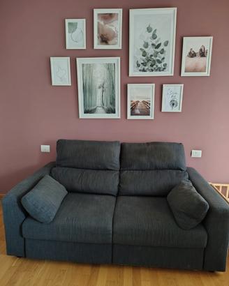 Divano IKEA ESKILSTUNA 2 posti – grigio antracite