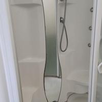 Cabina doccia idromassaggio semicircolare