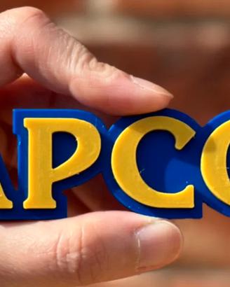 Logo Capcom in Plastica 3D